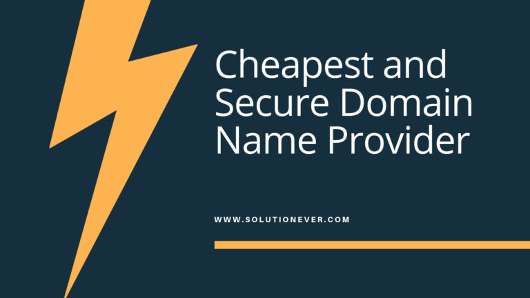 Cheapest Domain Name Provider
